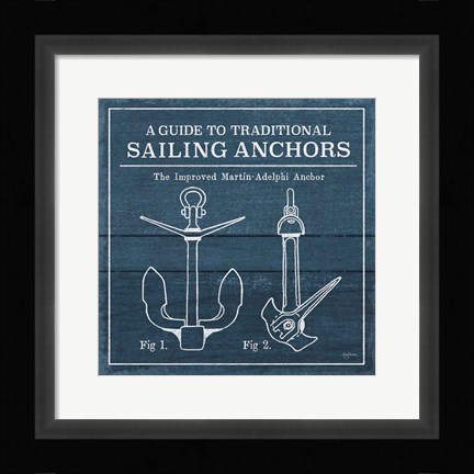 Framed Vintage Sailing Knots XII Print