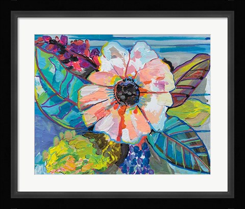 Framed Island Flowers Print