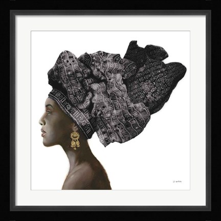 Framed Pure Style Black Print