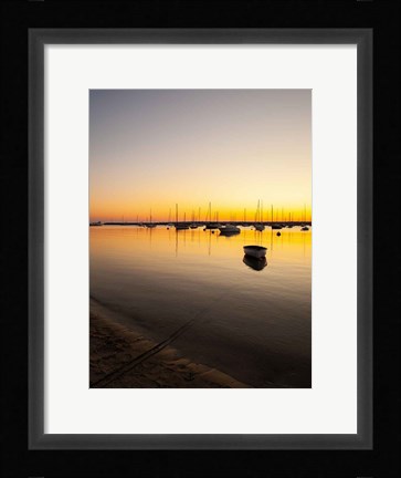 Framed Marthas Vineyard Sunset I Print