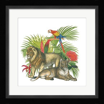 Framed In the Jungle II Print