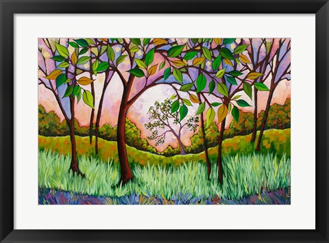 Framed Purple Sky Print