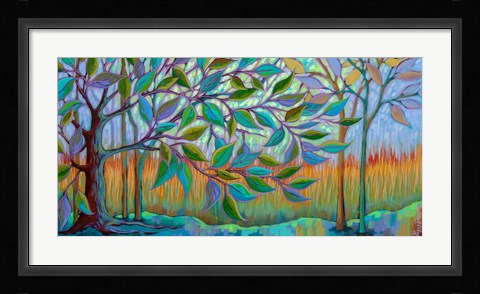 Framed Misty Meadow Print