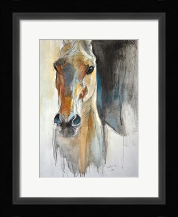 Framed Alert X Print