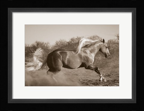 Framed Platinum Centerfold (sepia) Print