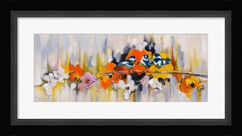 Framed Trio with Poppies Print