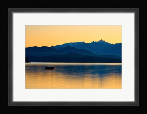 Framed Golden Glow Print