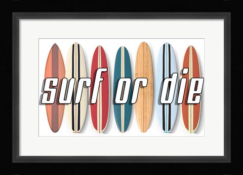Framed Surf of Die Print