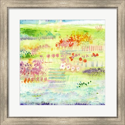 Framed Garden by the Sea Print