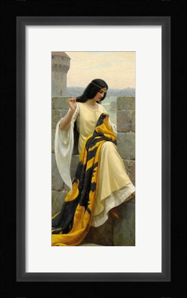 Framed Stitching the Standard, 1911 Print