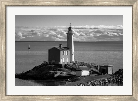 Framed Fisgard Lighthouse Print