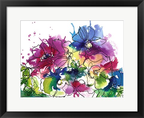 Framed Anemones Print