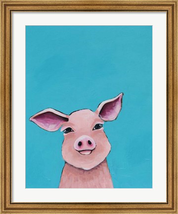 Framed Little Pig Print