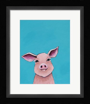 Framed Little Pig Print