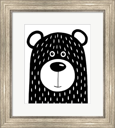 Framed Vanilla Bear Print