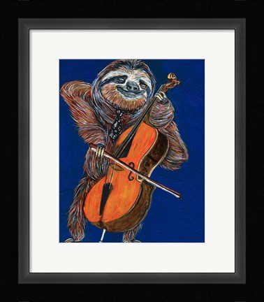 Framed Slow Yo Ma Print