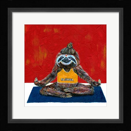 Framed Slowga Print