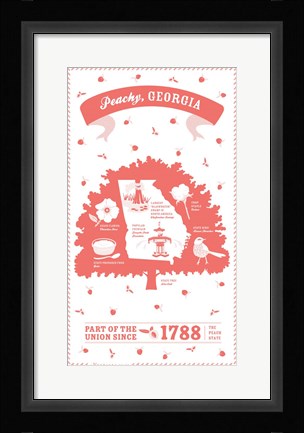 Framed Georgia Print