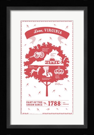 Framed Virginia Print