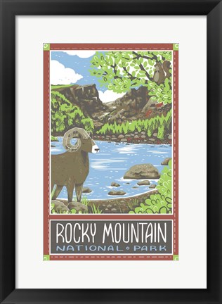 Framed Rocky Mountain National Park Print