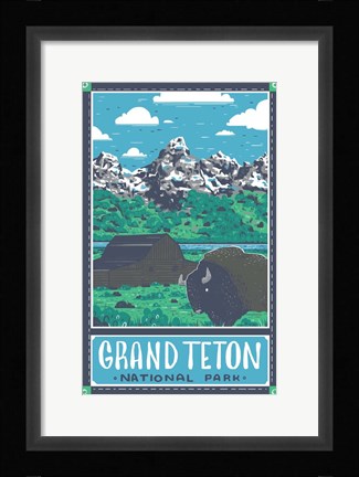 Framed Grand Teton National Park Print