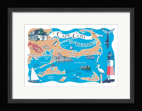 Framed Cape Cod Print