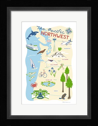 Framed Pacific Northwest Print