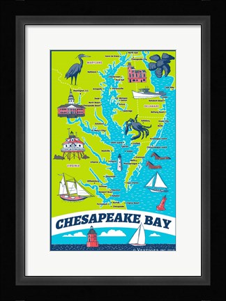 Framed Chesapeake Bay Print