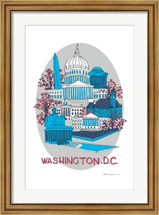 Framed Washington DC Print