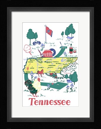 Framed Tennessee Print