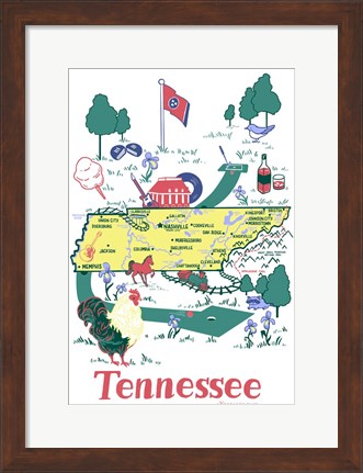 Framed Tennessee Print
