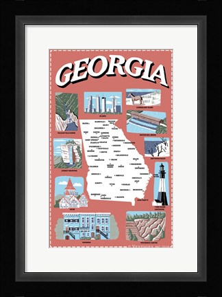 Framed Georgia Print