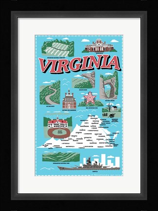 Framed Virginia Print