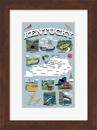 Framed Kentucky Print