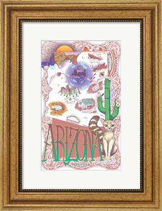 Framed Arizona Print