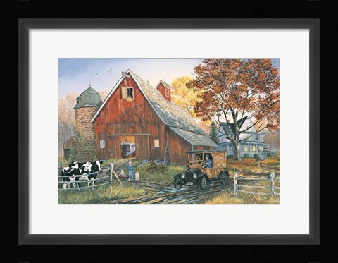 Framed Come Rain Or Shine Print