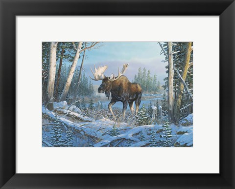 Framed On The Move Print