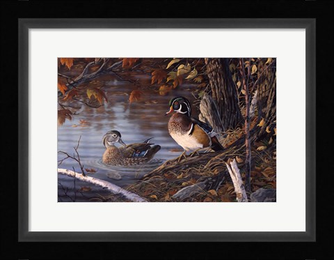 Framed Autumn Companions Print
