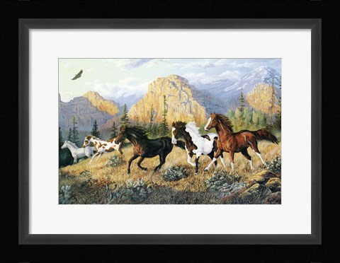 Framed Free At Last Print