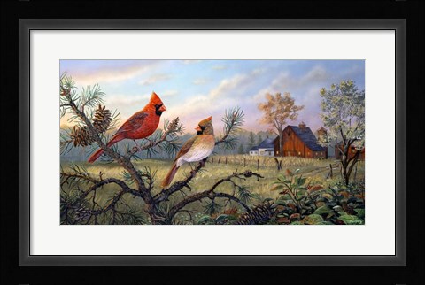 Framed Meadow Retreat Print