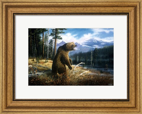 Framed Ghost Grizzly Print