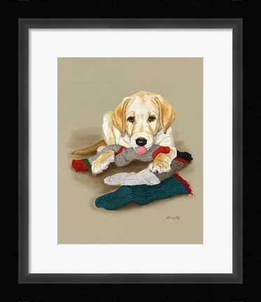 Framed Sock Bandit Print