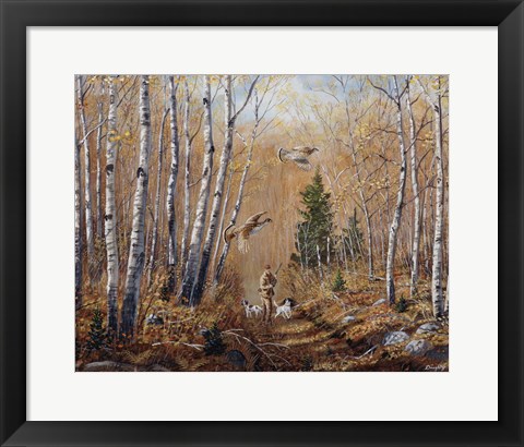 Framed Hunter's Haven Print