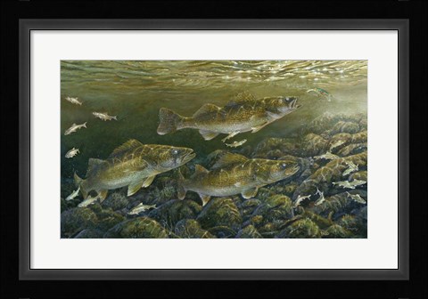 Framed Reef Runners Print