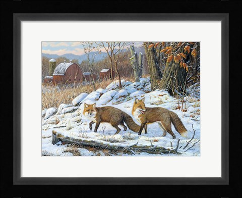 Framed Hunting We Will Go Print
