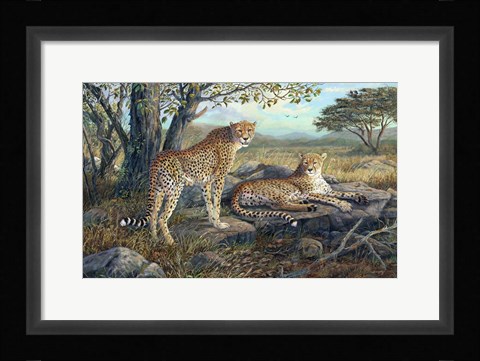 Framed Savanna Retreat Print