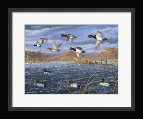 Framed Mississippi River Memories Print