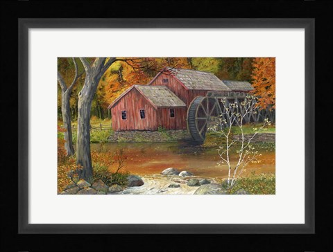 Framed Old Mill Print