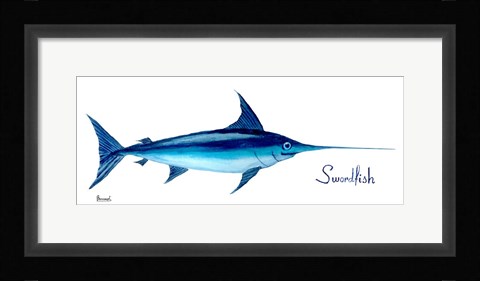 Framed Life of the Big Blue I Print