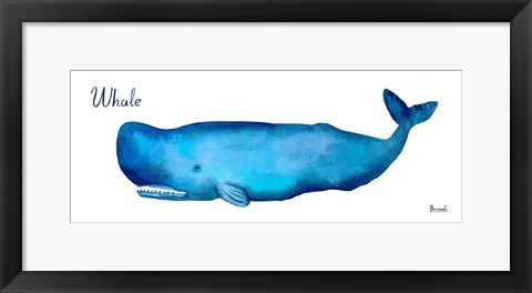 Framed Life of the Big Blue II Print